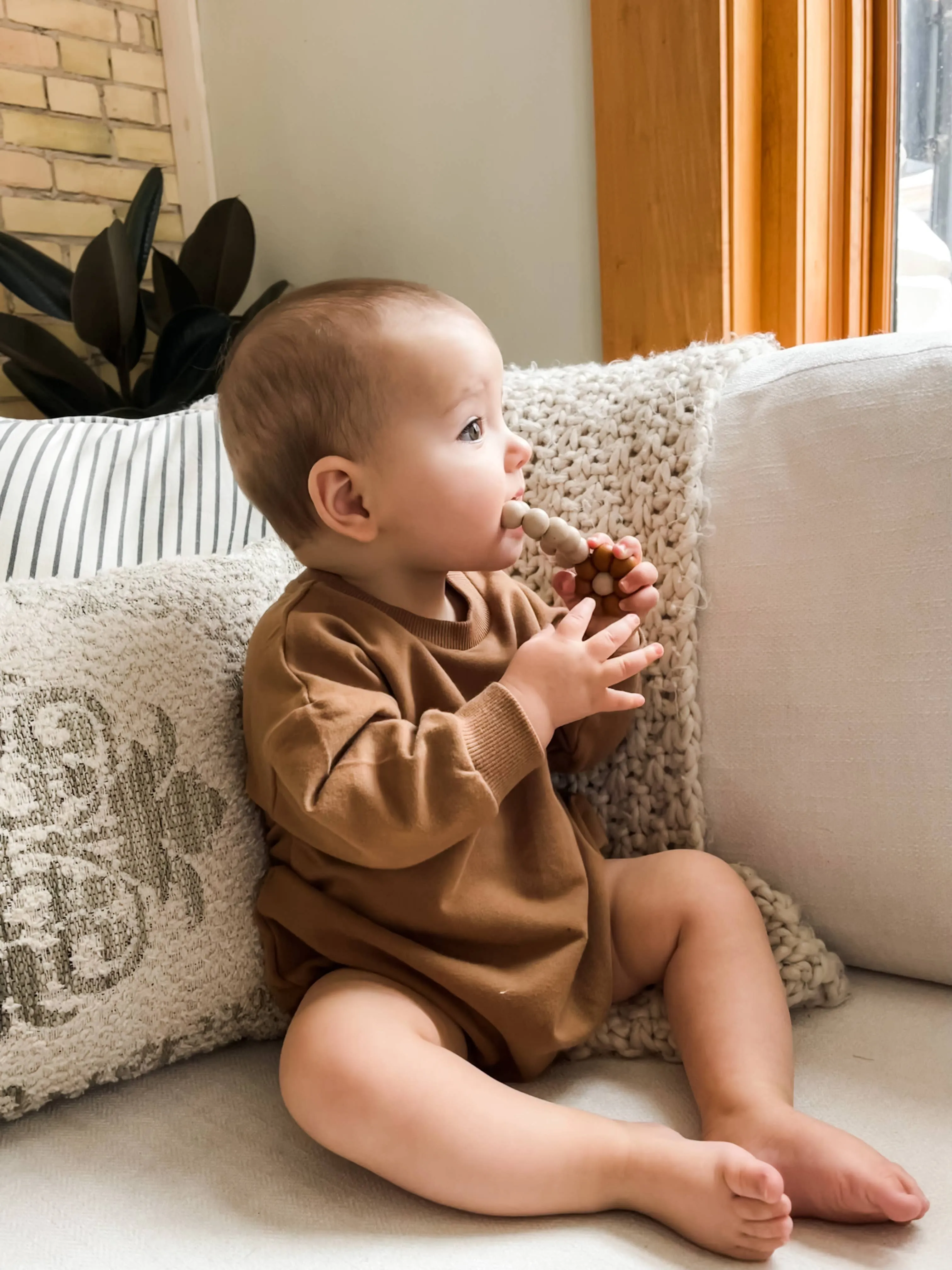 Sweater Bubble Romper