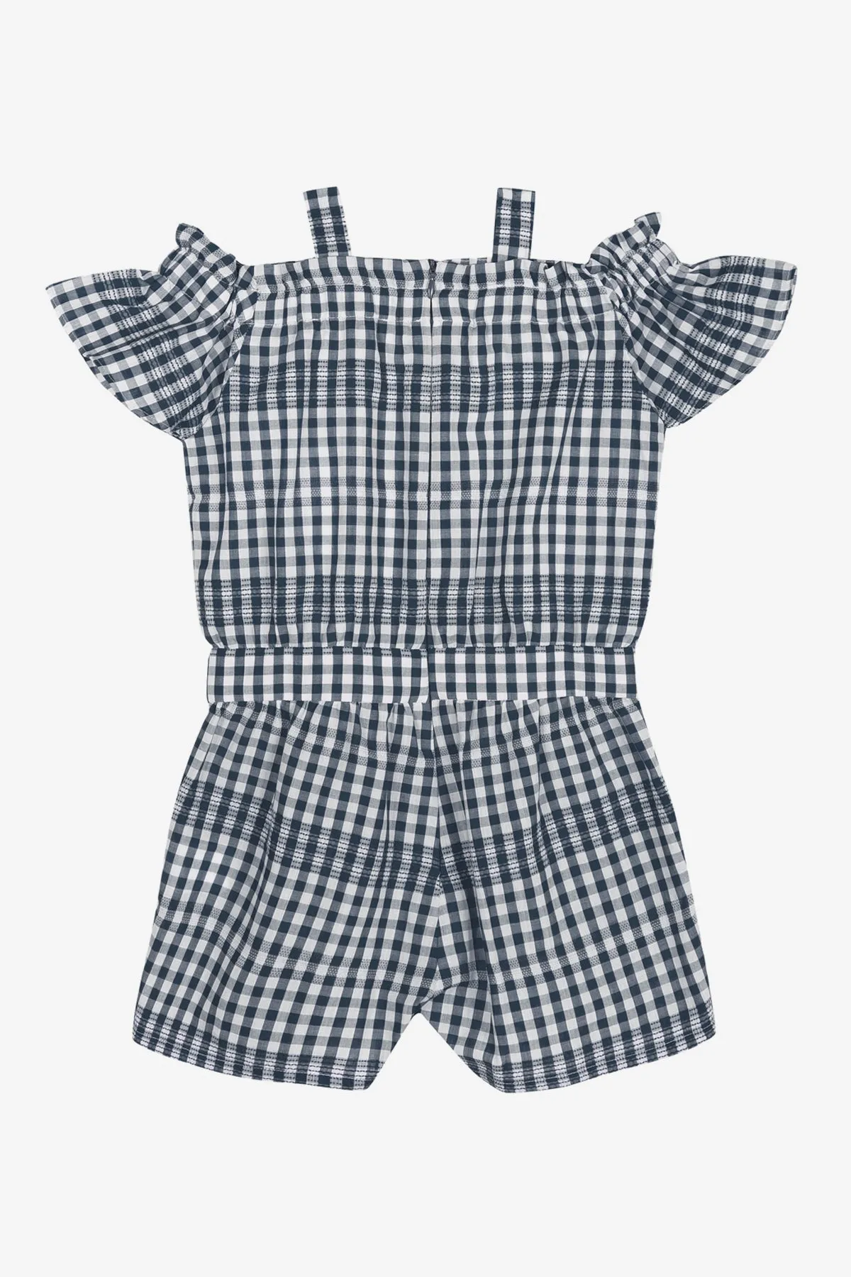 Tartine et Chocolat Check Girls Shorts Romper