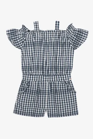 Tartine et Chocolat Check Girls Shorts Romper