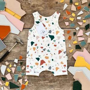 Terrazzo Short Romper | Ready To post