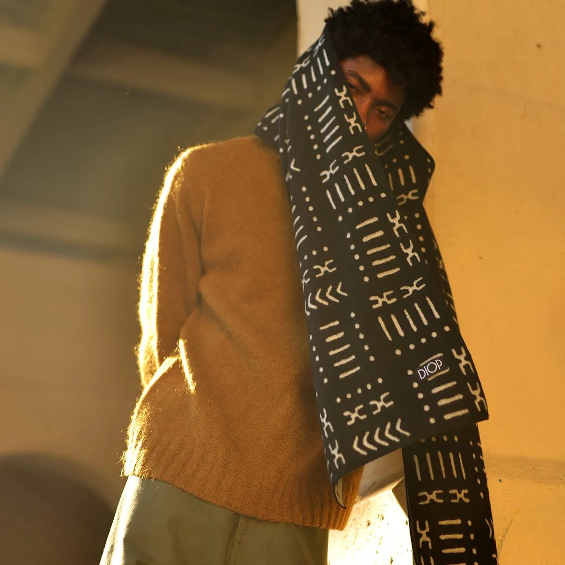 The Mud Black Scarf