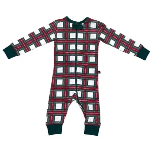 The Tartan Pajama Romper - BABY