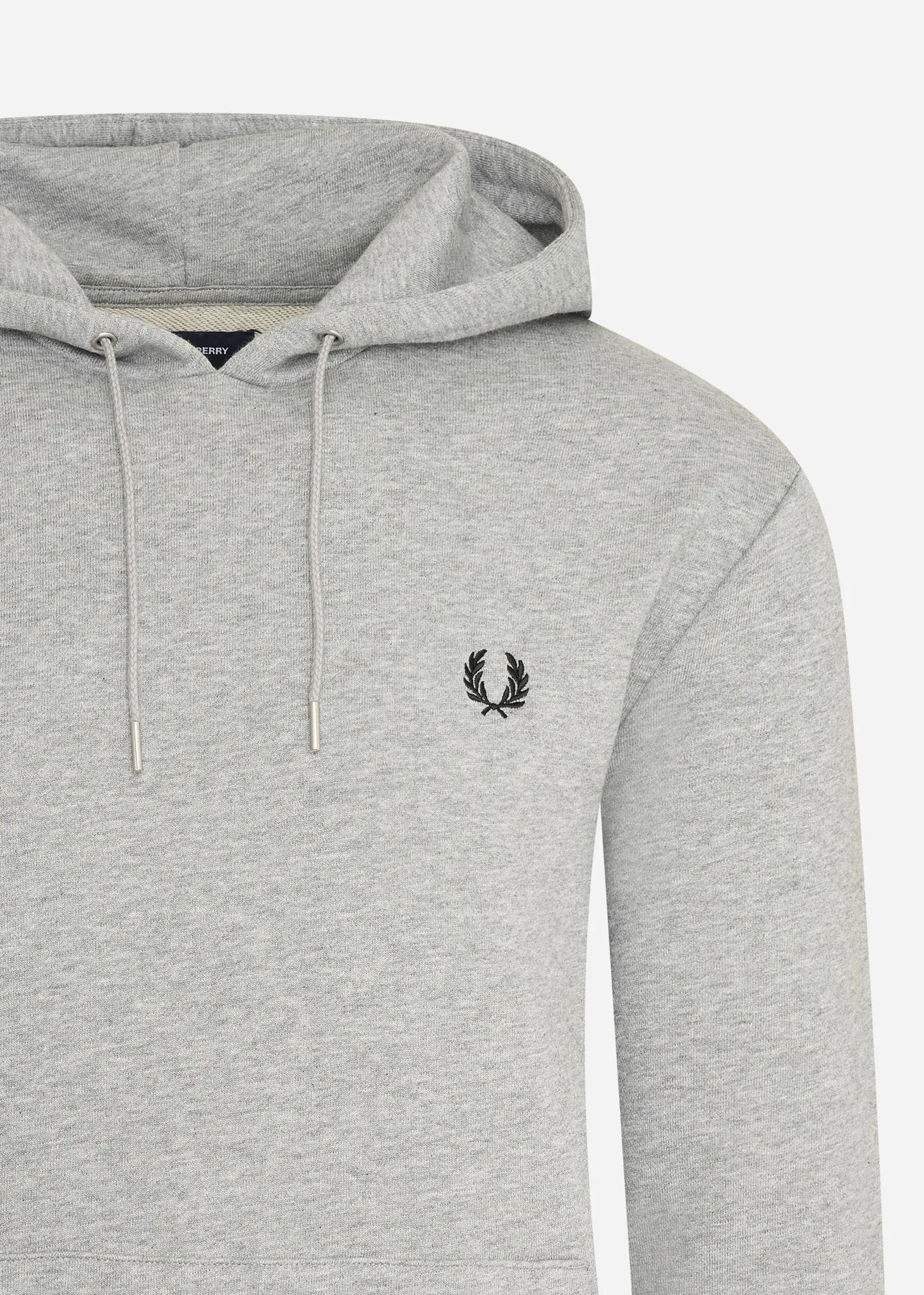 Tipped hooded sweatshirt - steel marl