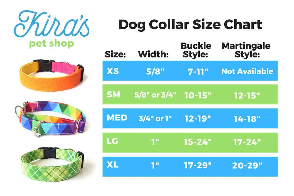 Tropical Summer Dog Collar