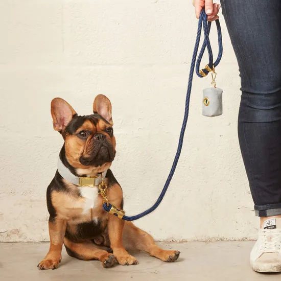 Upcycled Denim Dog Collar from Foggy Dog