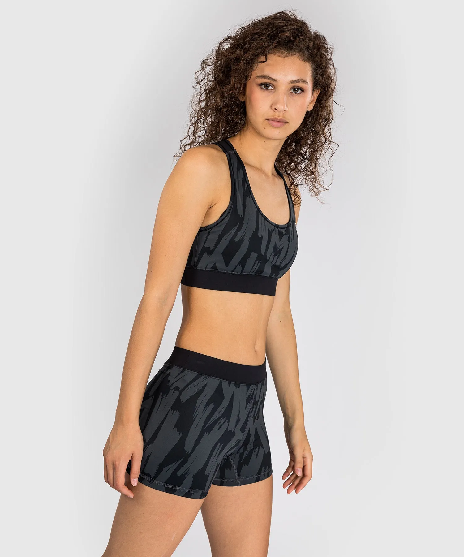 Venum Graffiti Women’s Compression Shorts – Urban Charcoal