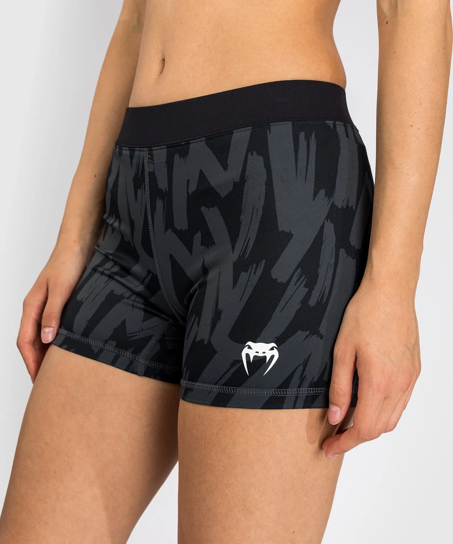 Venum Graffiti Women’s Compression Shorts – Urban Charcoal