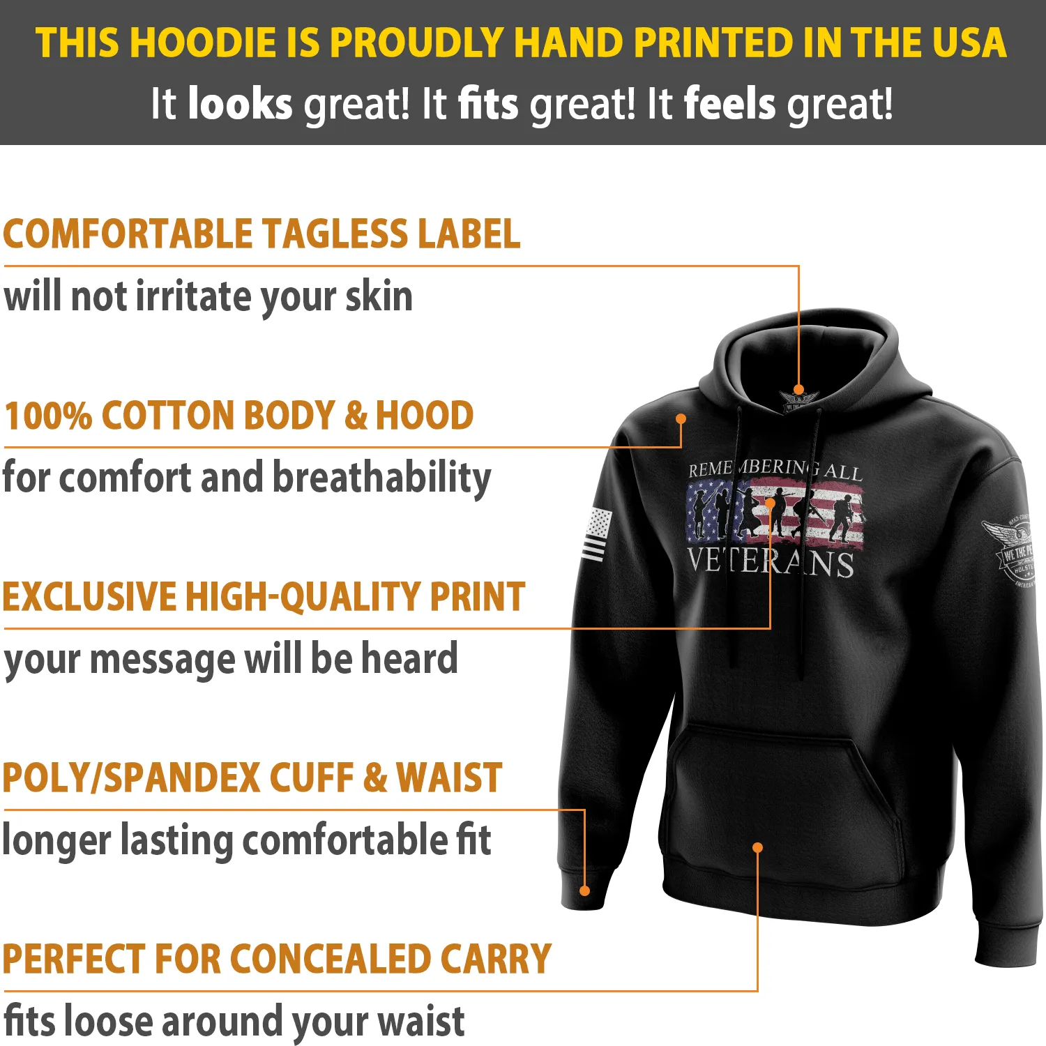 Veterans Remembered Hoodie