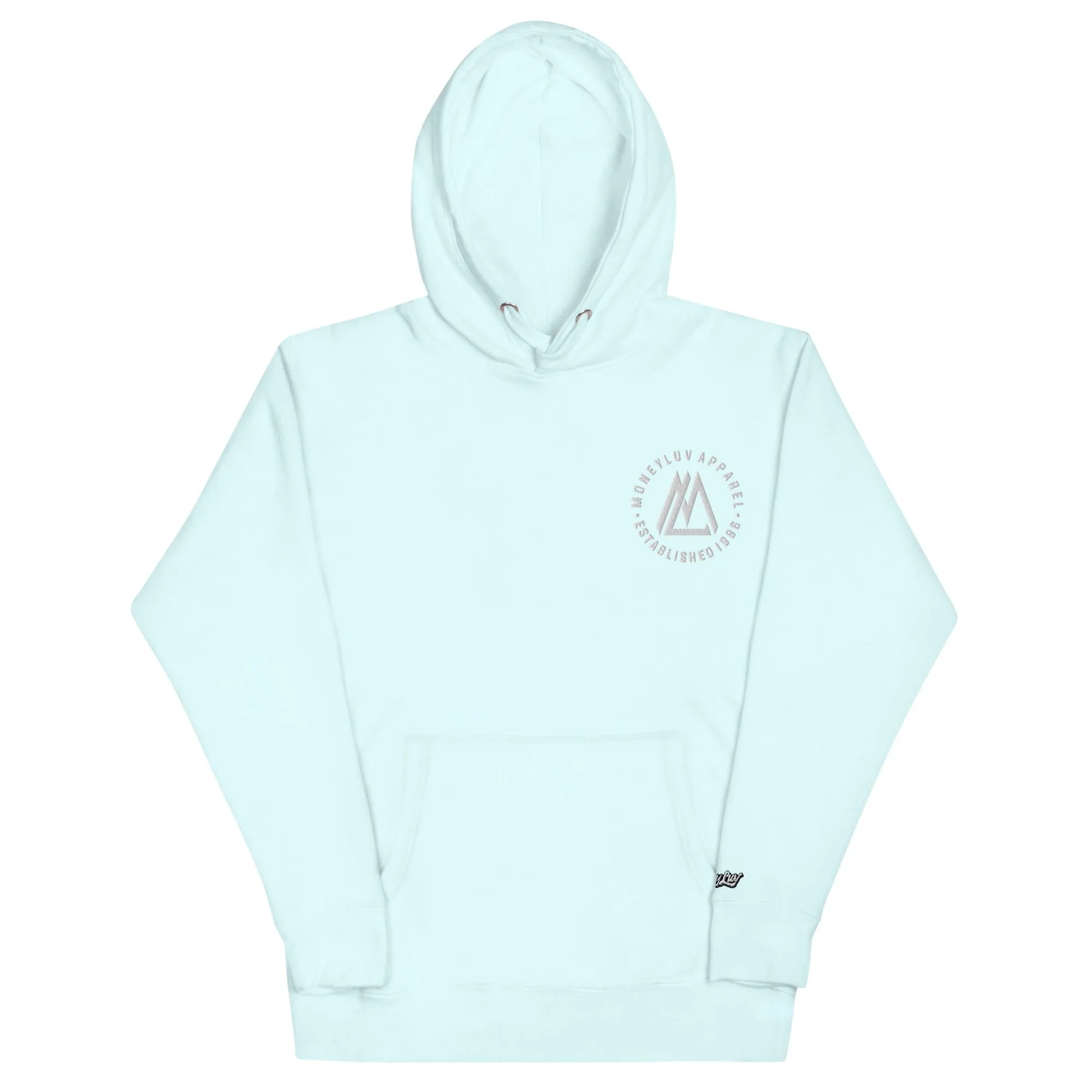 White Monogram Hoodie