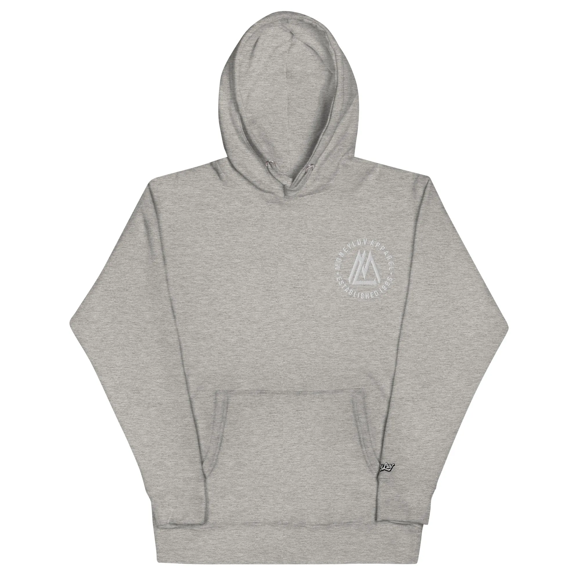 White Monogram Hoodie