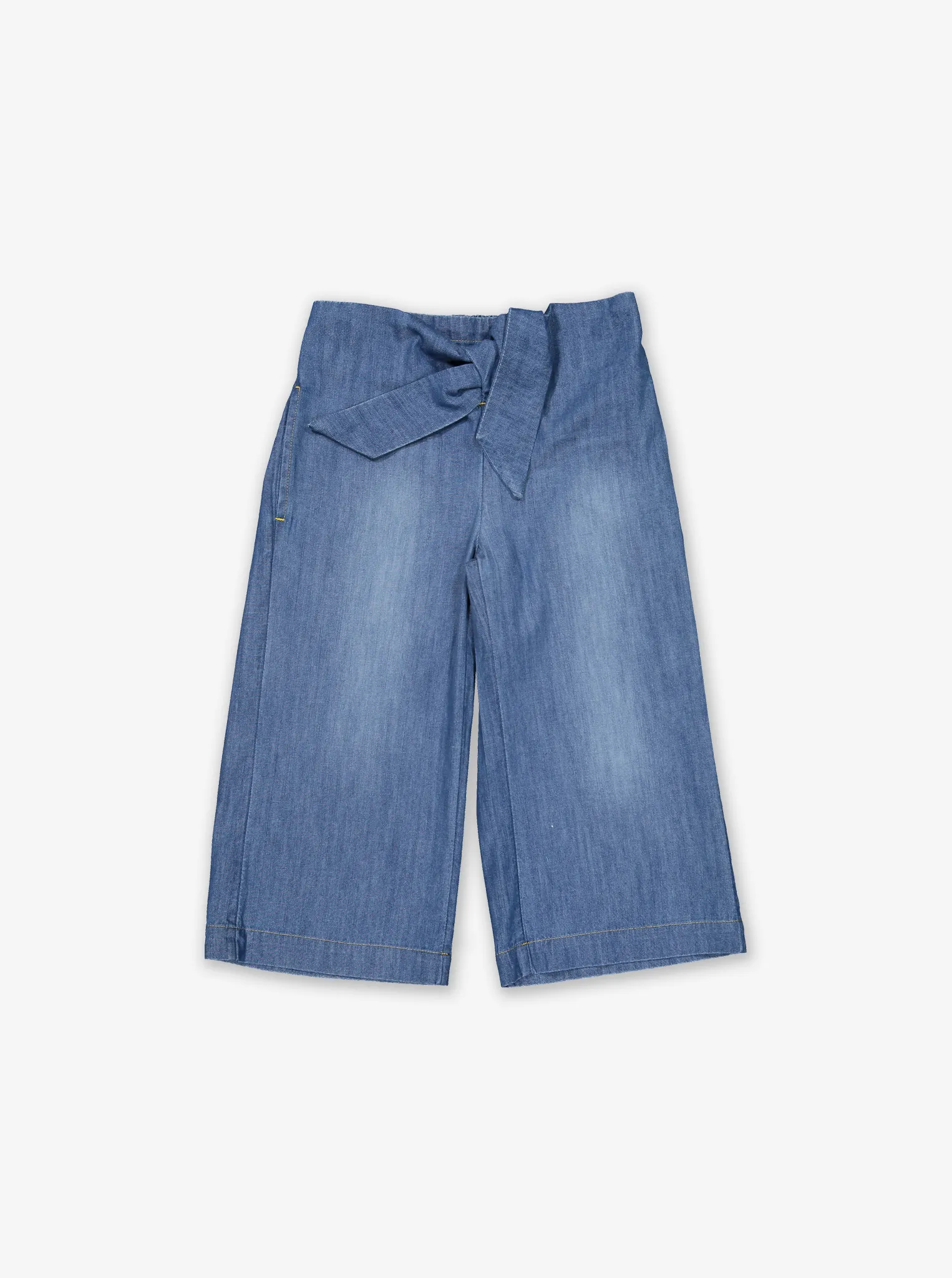 Wide Leg Denim Kids Culottes