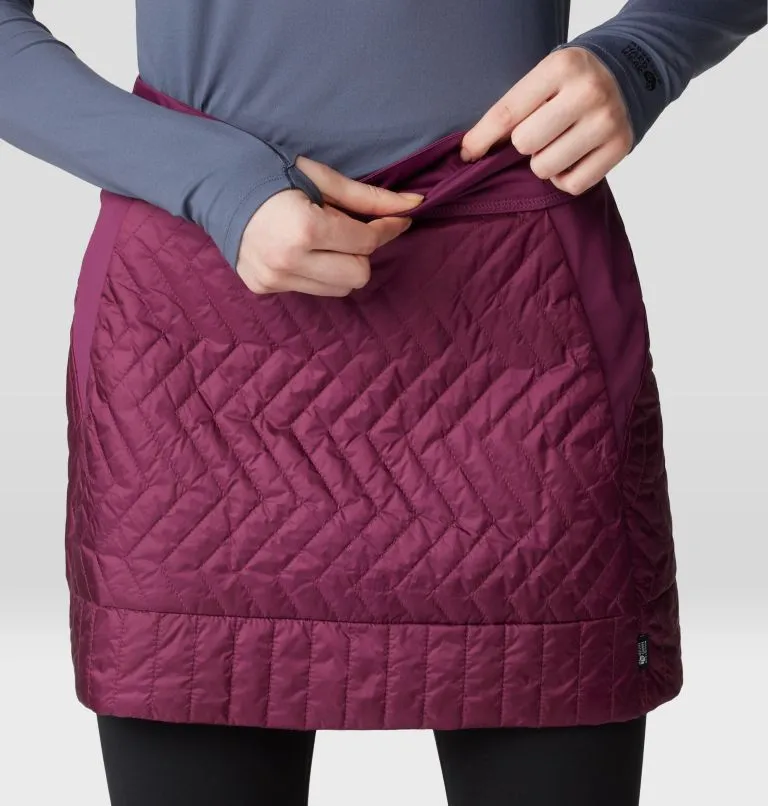 Women's Treffkin Insulated Mini Skirt - Sugar Plum