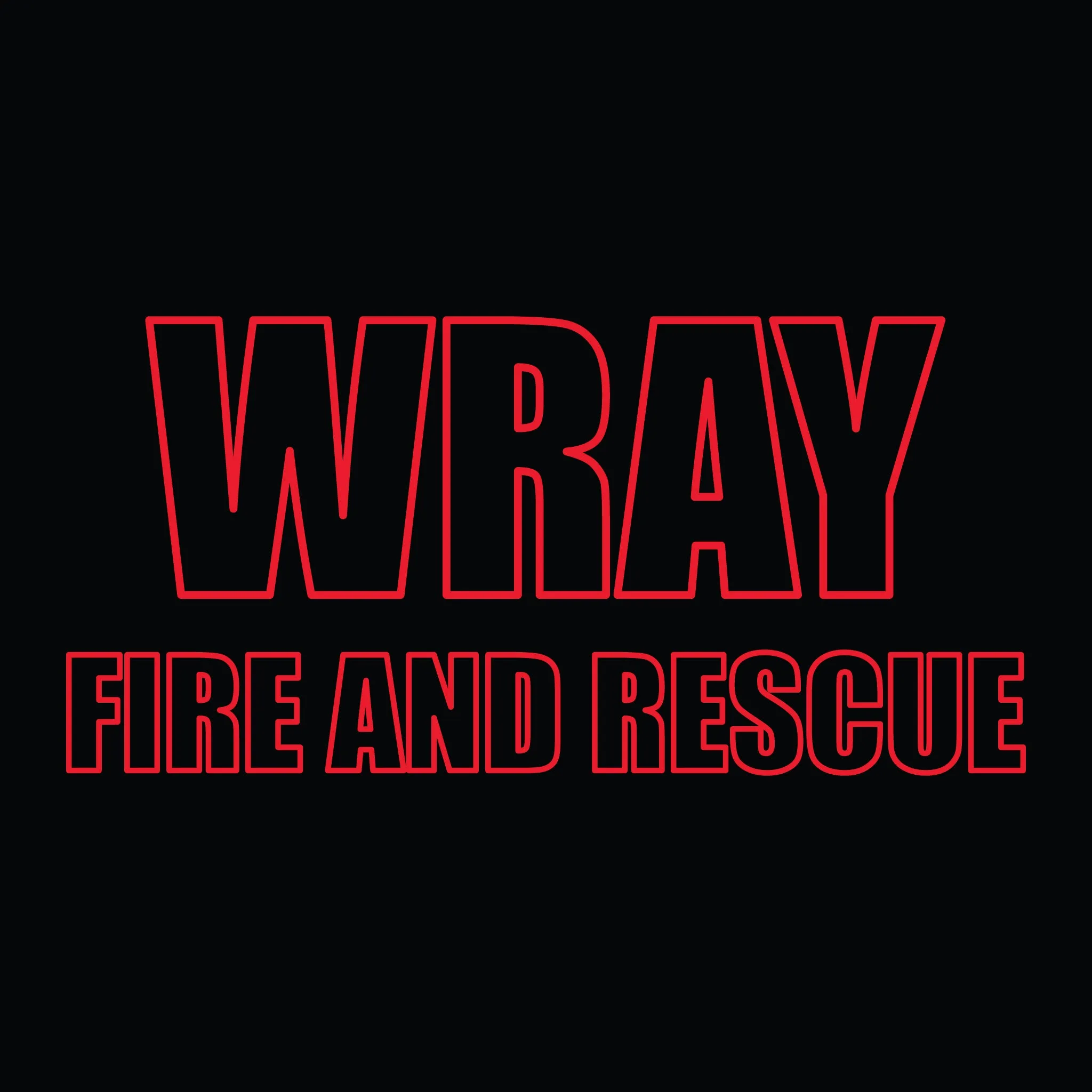 [WRAY FIRE & RESCUE] Performance Hoodie 2.0 [BLK/RED]