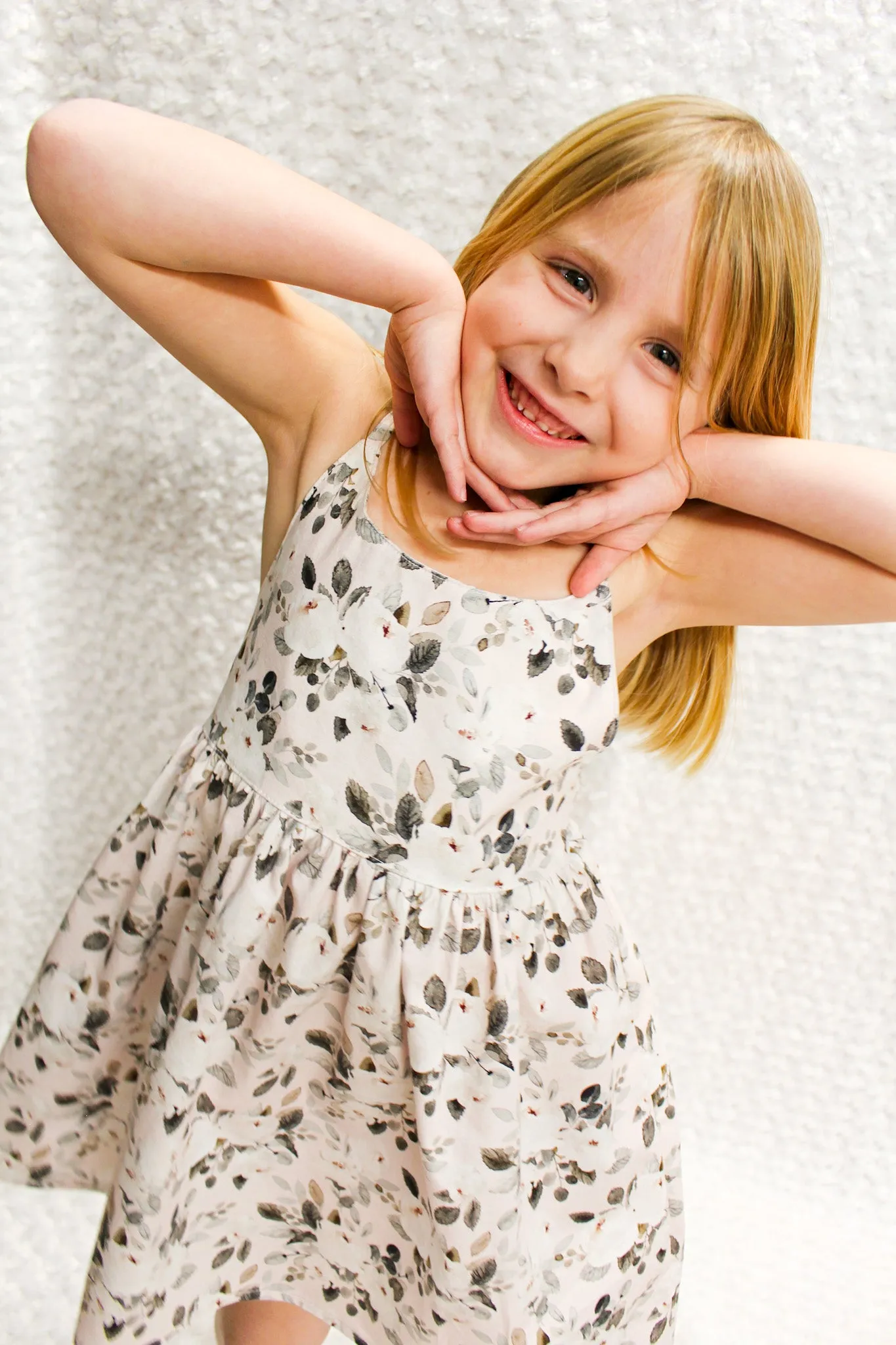 Youth Clementine Dress, Top & Romper Digital Sewing Pattern Sizes NB-12Y