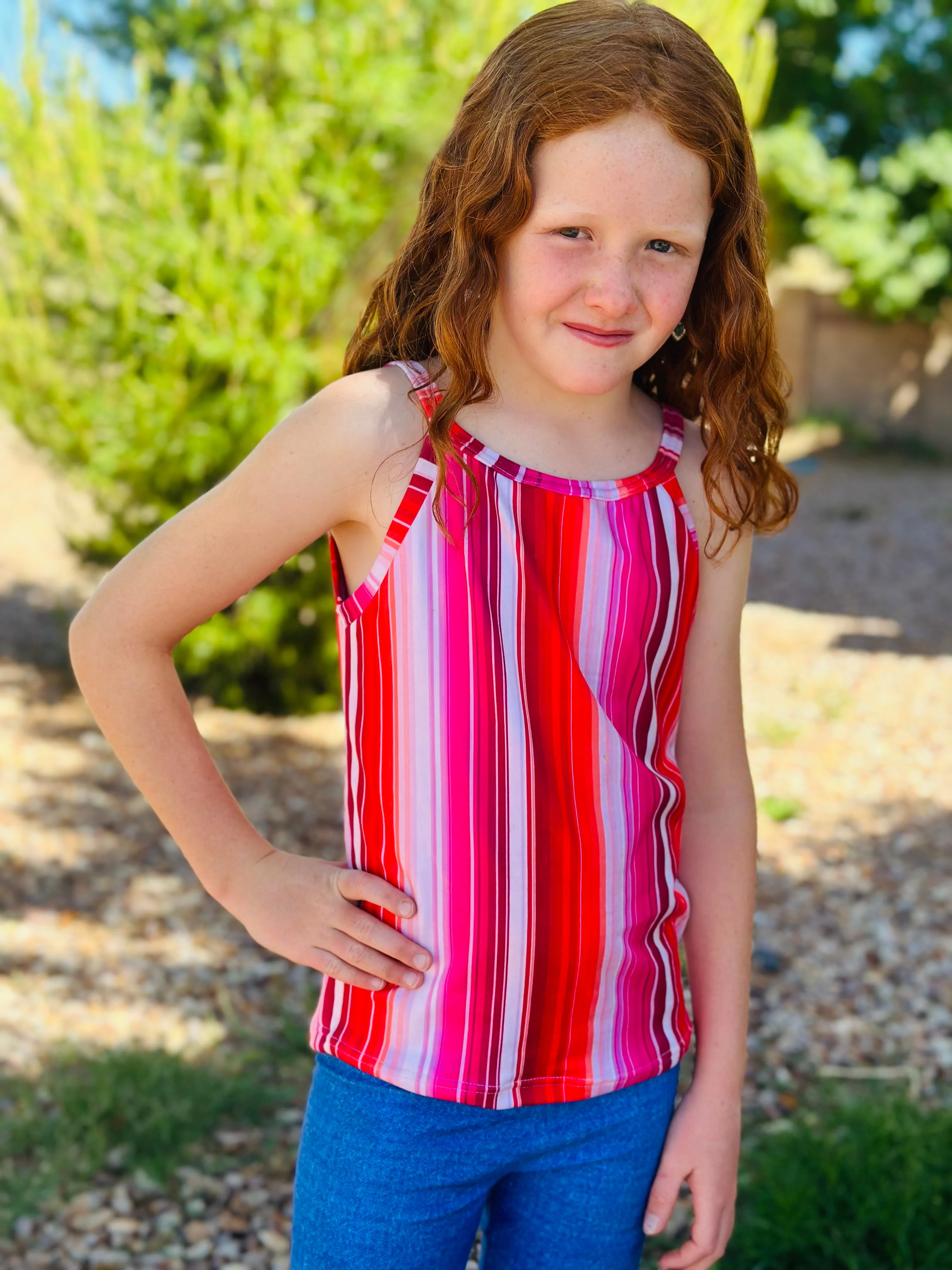 Youth Nova Camisole Top and Dress Digital Sewing Pattern Sizes NB-16Y