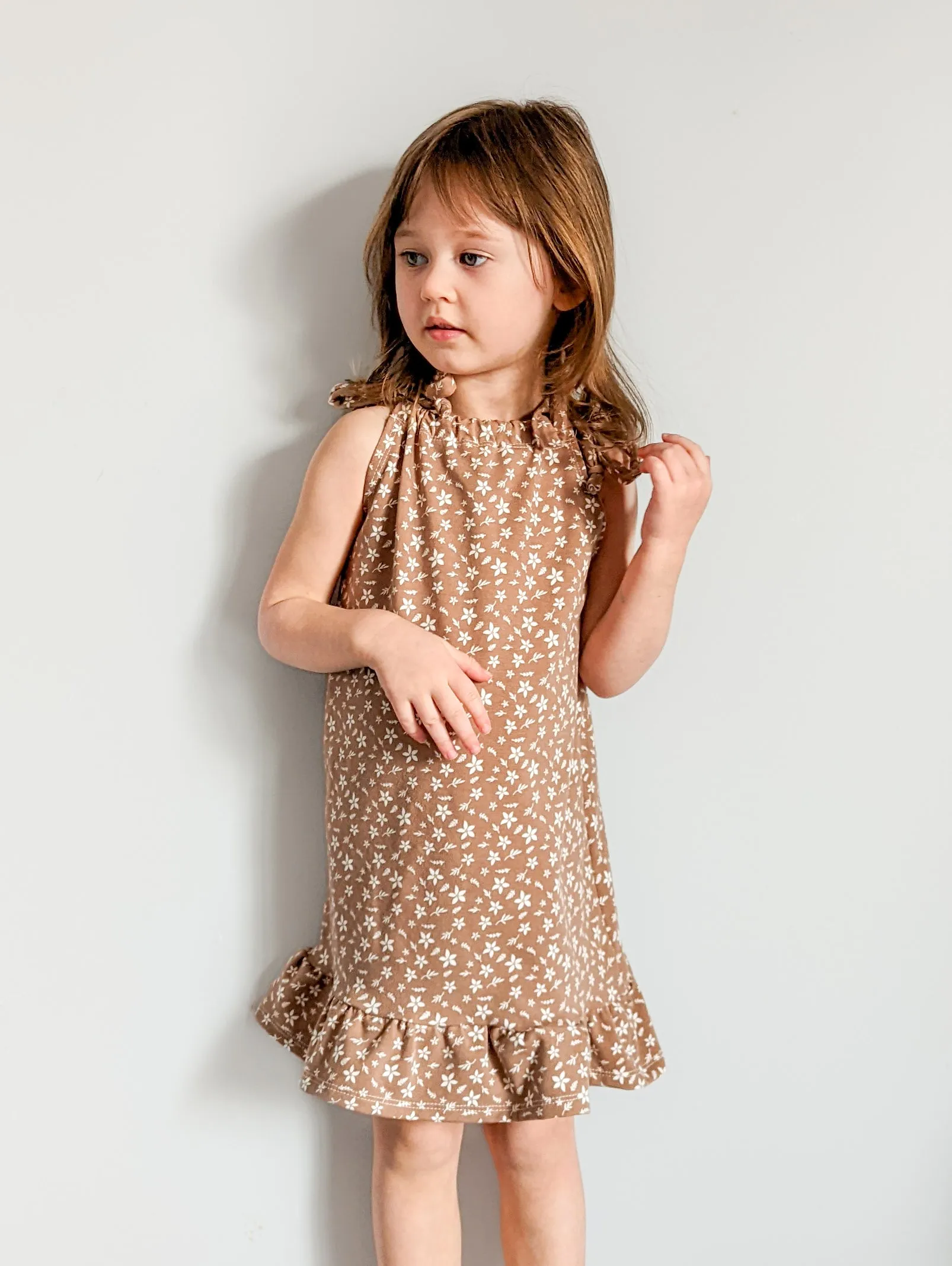 Youth Wren Romper and Dress Digital Sewing Pattern Sizes NB-12Y