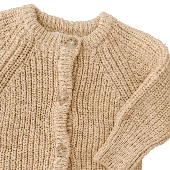 Ziggy Lou Wheat Classic Knit Romper