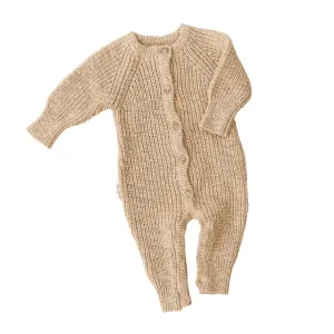 Ziggy Lou Wheat Classic Knit Romper