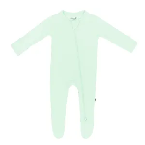 Zipper Footie, Mint